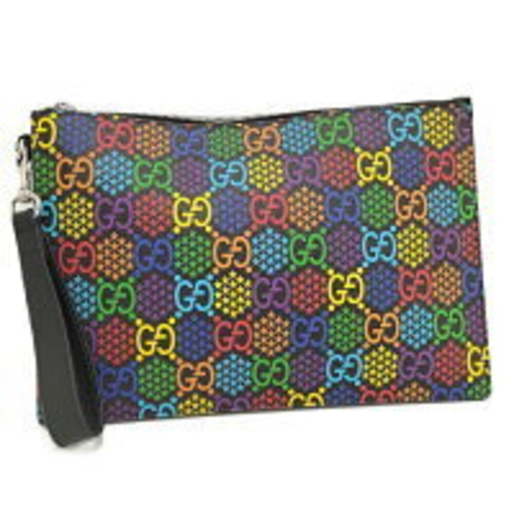 GUCCI Clutch Bag Clutch GG Psychedelic Leather